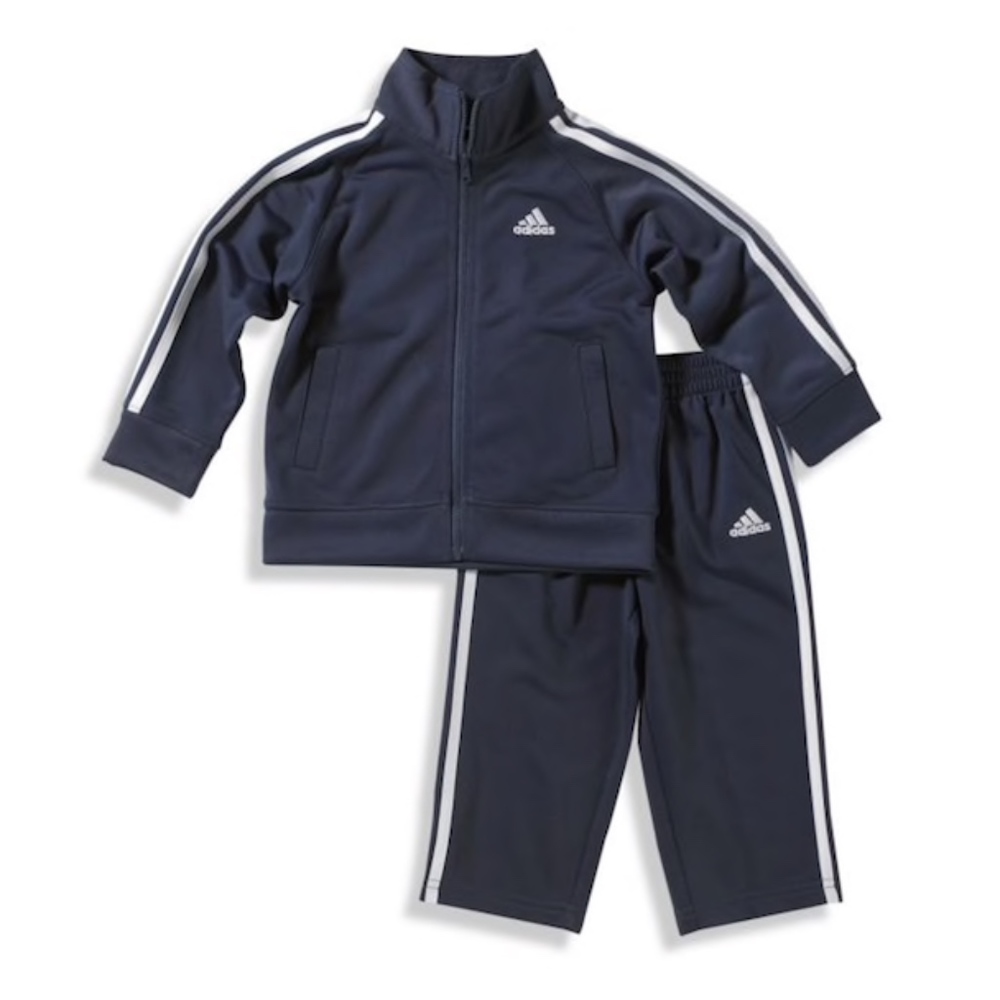 ADIDAS INFANT TRICOT TRACK SUIT NAVY BLUE